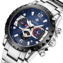 Top Selling 3ATM Custom Your Own Brand Quartz Sport Chronograph Watch For Men